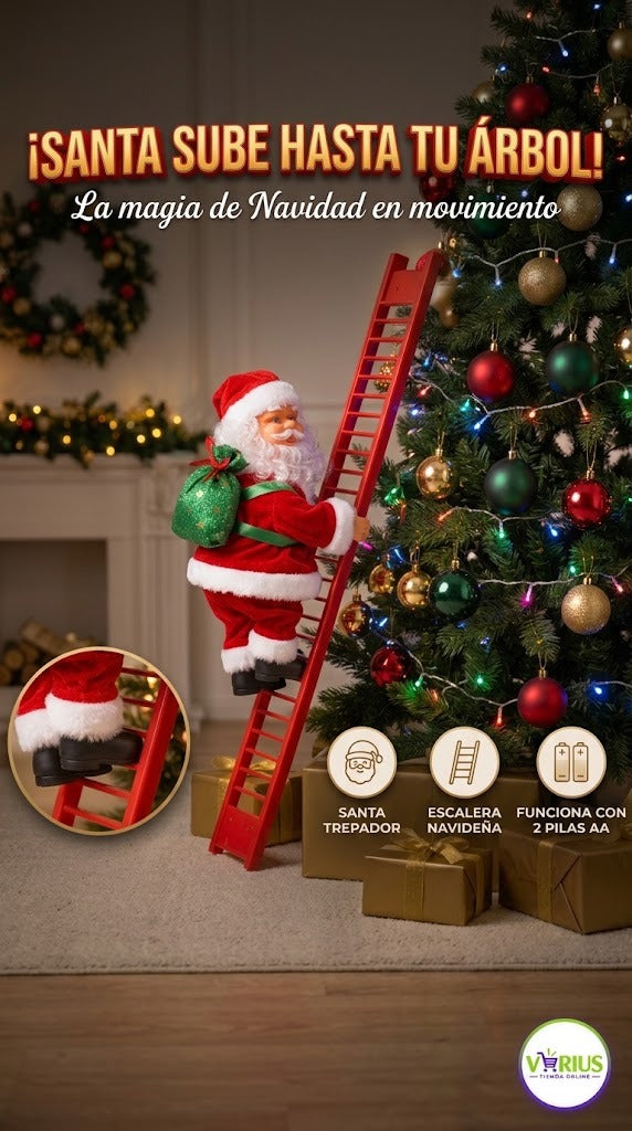 papa noel escalador