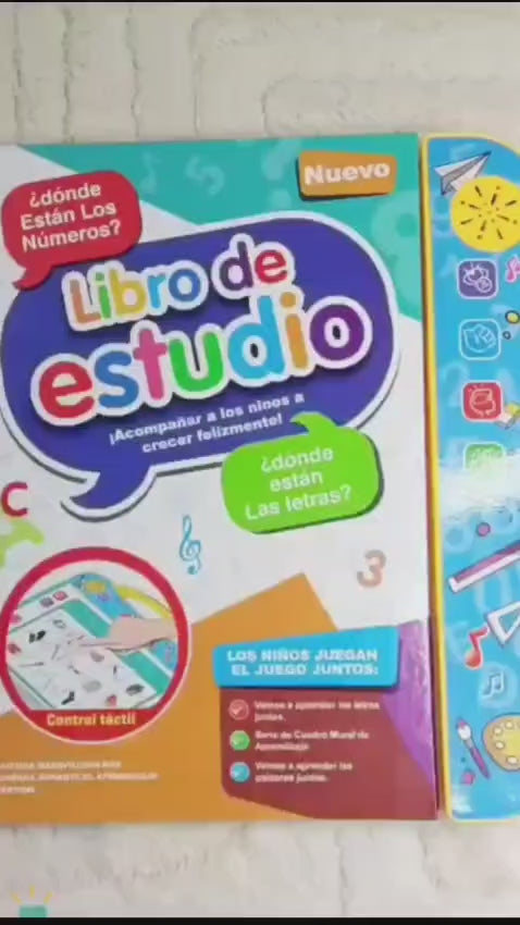 📚 Libro Interactivo Educativo Español e Ingles con Sonidos
