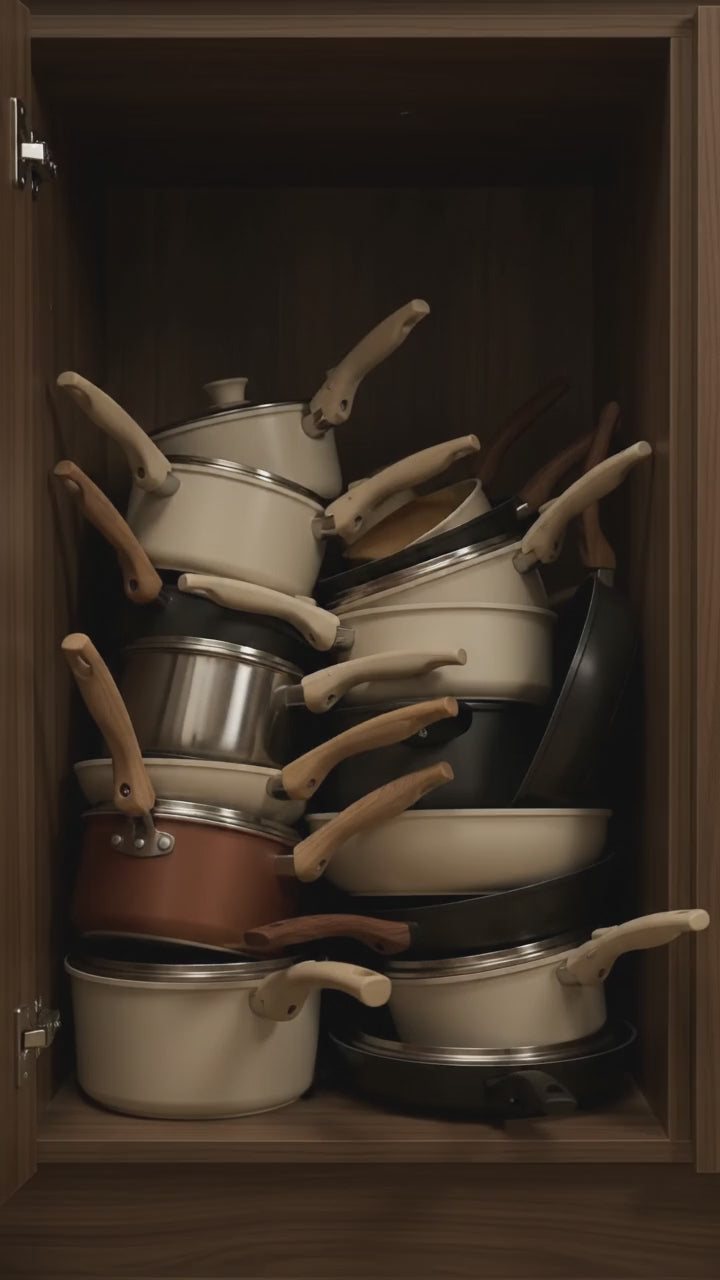 Set De Ollas Cocina Granito Premium 16Pz